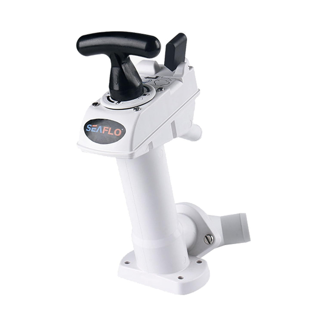 LIGHTEU®, SEAFLO Elektrisch-zu-Manuell Umrüstkit für Marine-Toilette – Handpumpen-Kit mit Twist-Lock