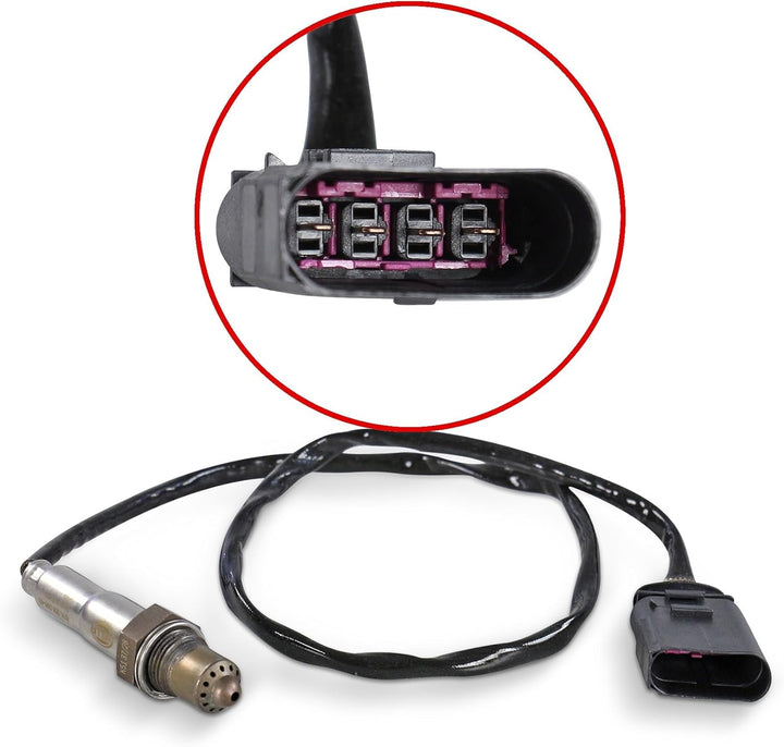 HELLA 6PA 358 066-401 Lambdasonde - 4-polig - Kabel: 750mm