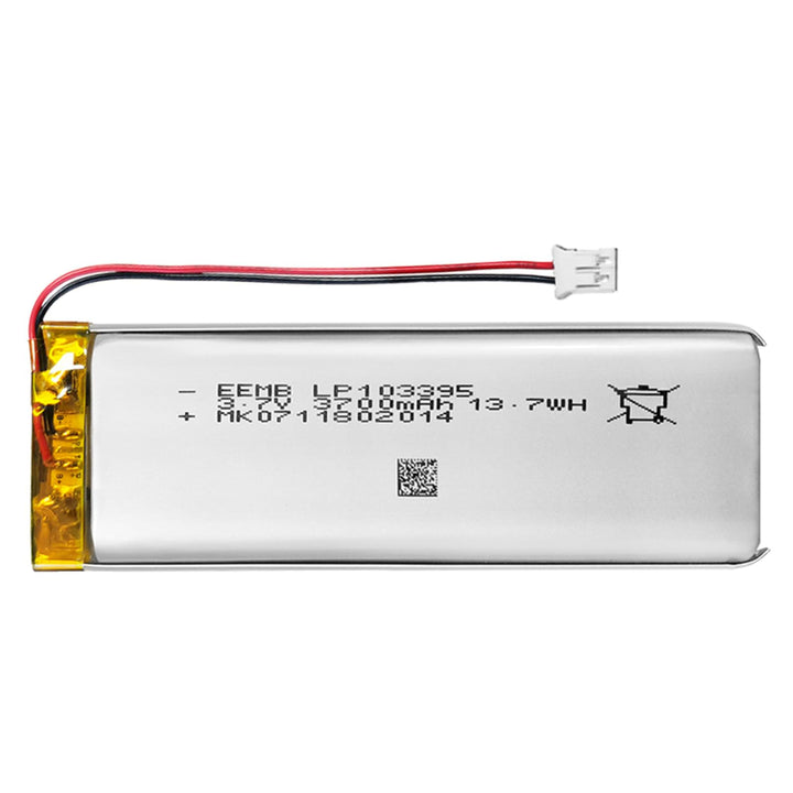 EEMB 3.7V Lipo Batterie Akku 3700mAh 103395 Lithium Polymer Batterien mit JST Stecker, Schutzplatine