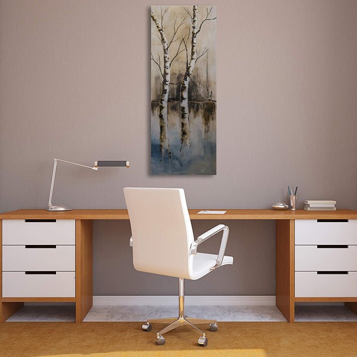 Feeby. Wandbild - 1 Teilig - 30x90 cm, Leinwand Bild Leinwandbilder Bilder Wandbilder Kunstdruck, BA