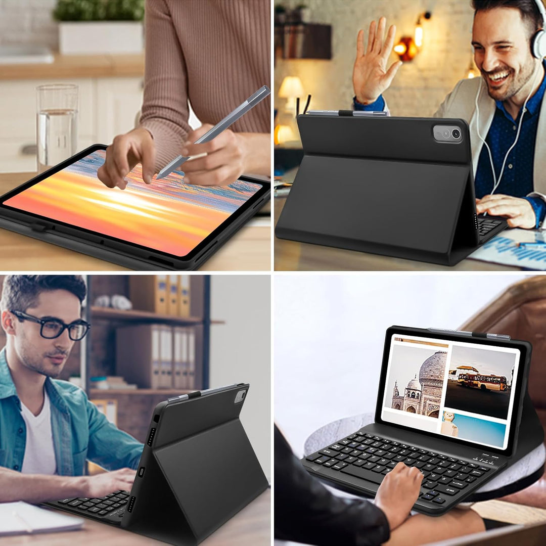 Hülle mit Tastatur für Lenovo Tab P11 (2nd Gen) 11,5 Zoll TB350FU/TB350XU - (Deutsches) Tastatur Hül
