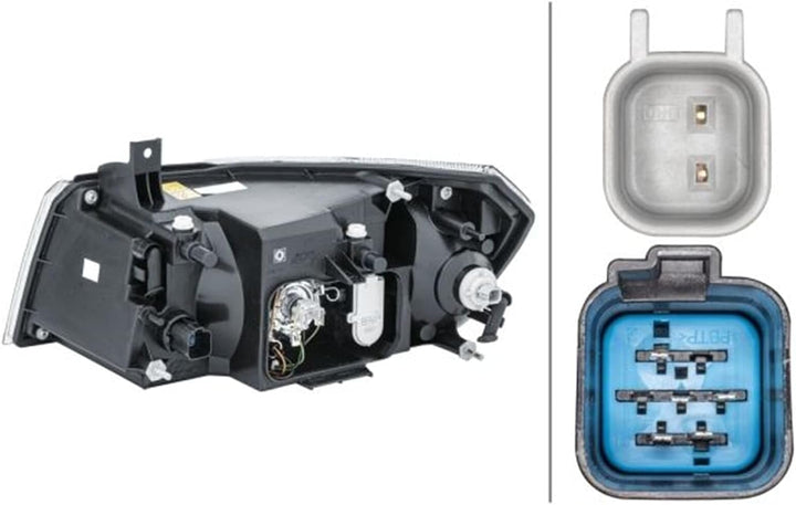 HELLA 1EG 354 024-121 Halogen-Hauptscheinwerfer - rechts - für u.a. Ford Transit Chassis (FM_ _, FN_