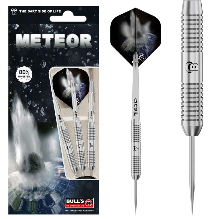 Meteor Steel Dart aus 80 % Tungsten. Dartset aus 3 Dartpfeilen, entwickelt mit über 10 Varianten, un