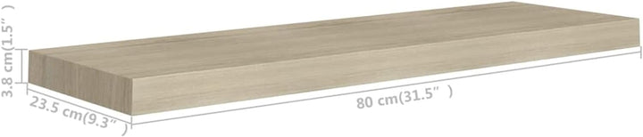 Gecheer 4 STK. Wandregal Bücherregal Wandboard Schweberegal Hängeregal Dekoregal Freischwebend Regal