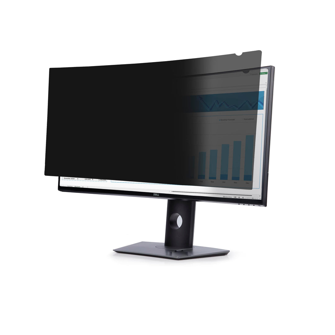 StarTech.com Sichtschutz für Dell U3824DW Curved 21:9 Monitor, Doppelseitiger Filter, Computer Displ