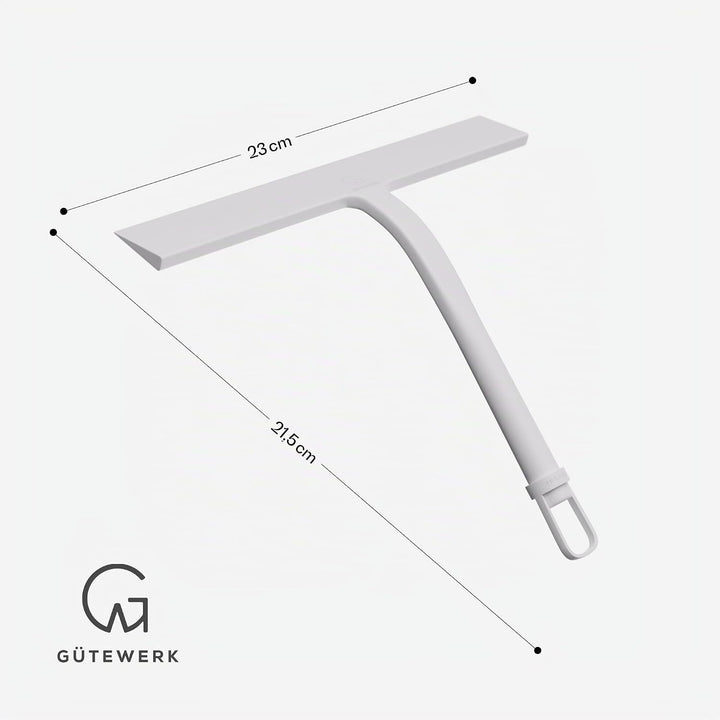 2 in 1 Fensterreiniger und Reinigungstuch, 23 cm Glasreiniger, Duschabzieher Box, Fensterreinigung w