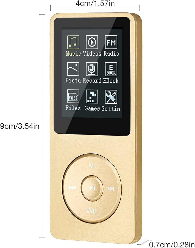 MP3-Player, MP3/MP4 digitaler Musik-Player, Lychee Upgrade, 8 GB, tragbarer HiFi-Sound, Musik-Player