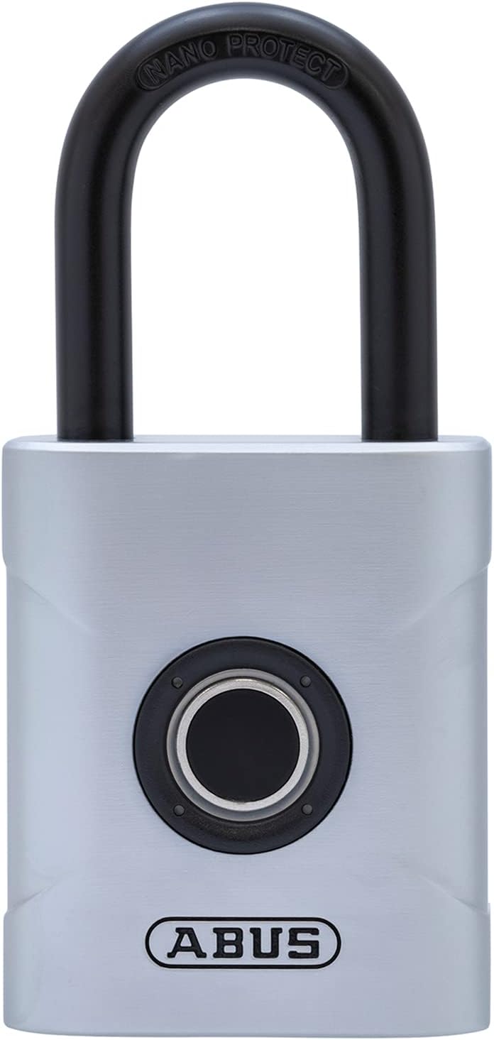 ABUS Touch 57/50 Fingerabdruck-Schloss - schlüsselloses, wetterfestes Vorhängeschloss - IP66 & IP68.