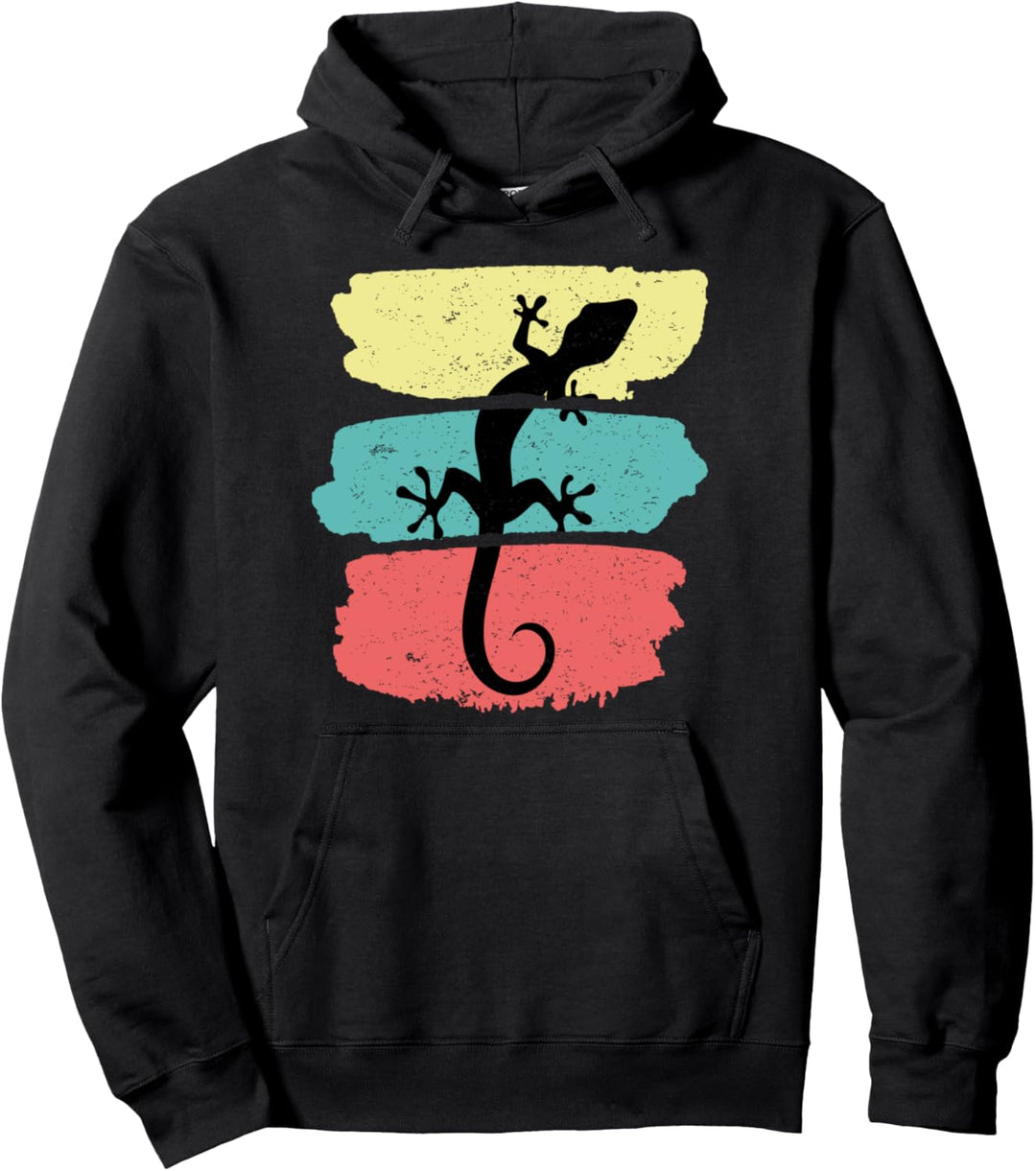 Vintage Repptil Retro Reptilien Echse Haustier Geschenk Pullover Hoodie