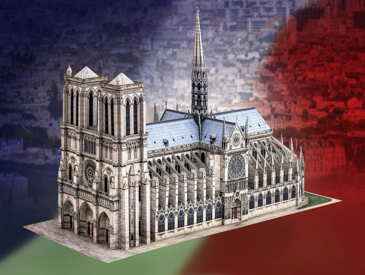 Schreiber-Bogen. Kartonmodellbau. Notre-Dame Paris (1:300)