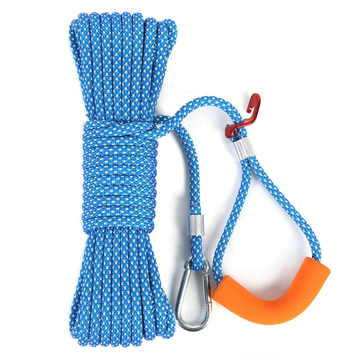 Wäscheleine, 10 m, dick, für Garten, Outdoor, einfach festzuziehen… Blau 10m, Blau 10m