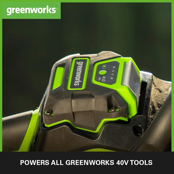 Greenworks 40V Akku - Greenworks 4Ah leistungsstarker Lithium-Ionen Akku für alle Greenworks 40V Gar