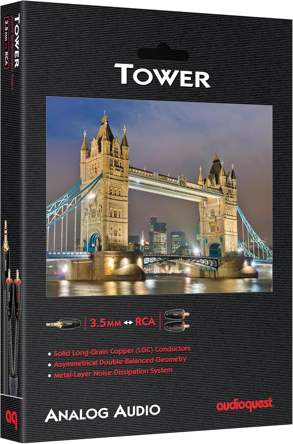 audioquest tower01mr Kabel 1 m
