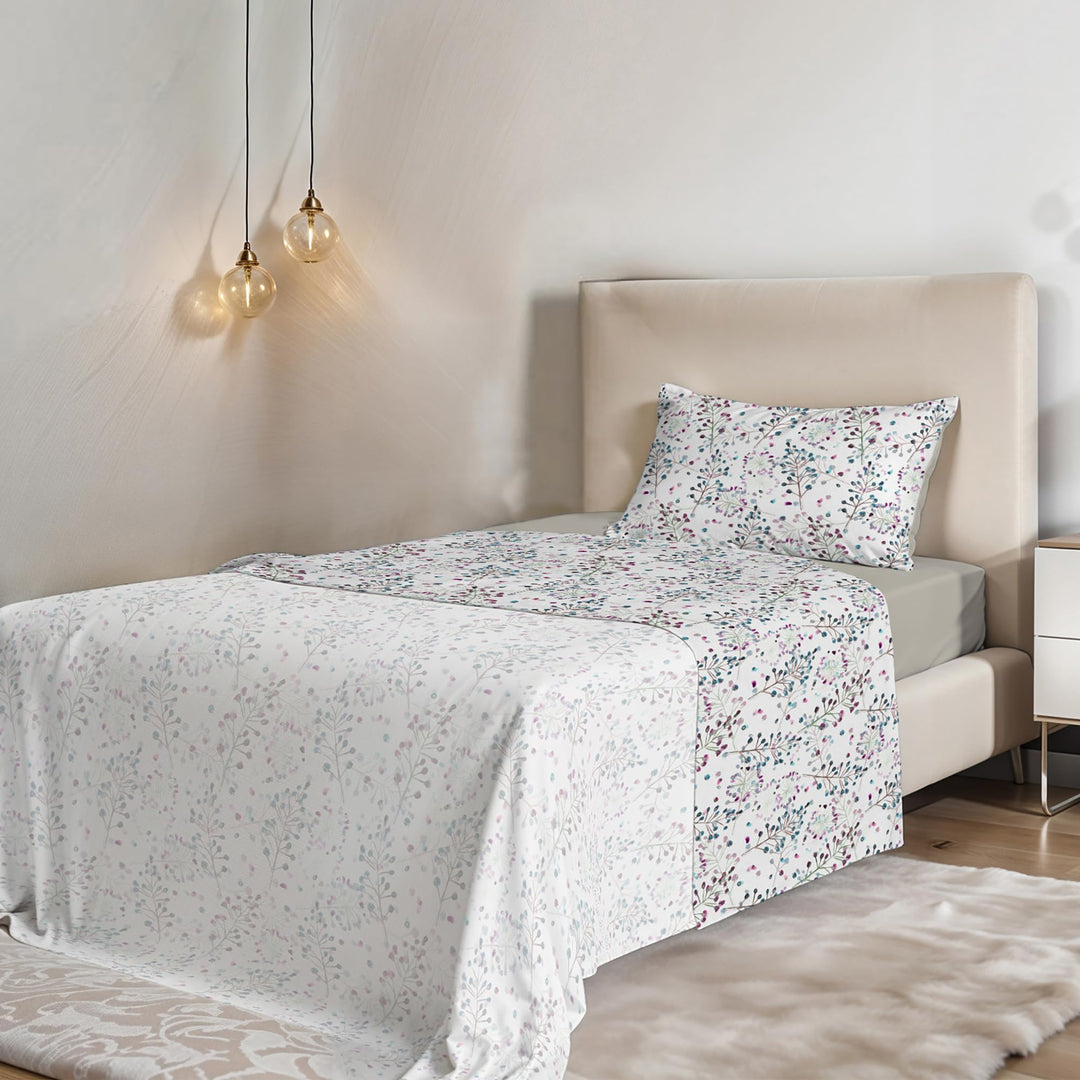 Italian Bed Linen Fantasy Bettwäsche, Flor, Einzelne Flor Einzelne, Flor Einzelne