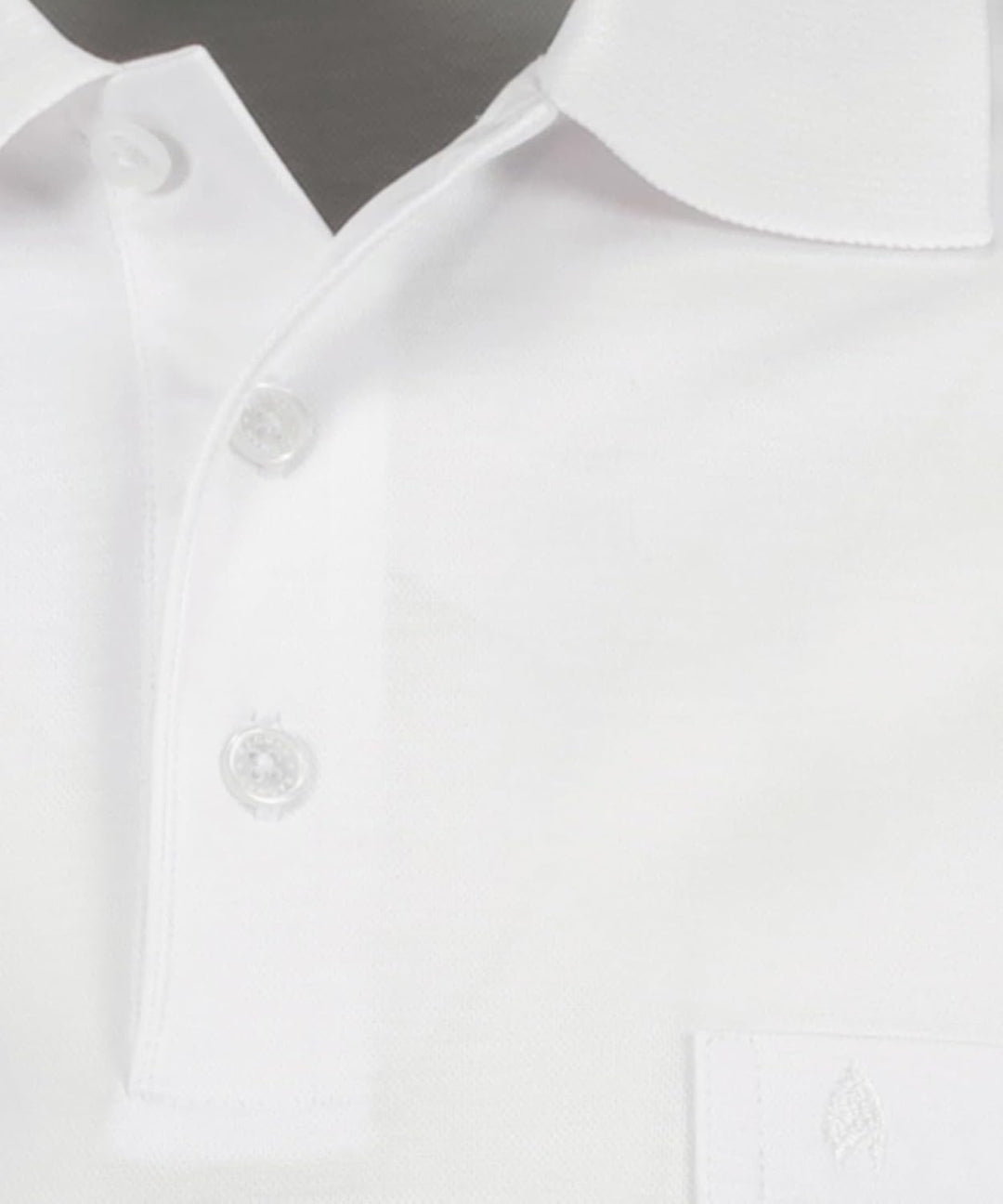 Ragman Herren Polo-Shirt, Basic, Langarm S 006-weiss, S 006-weiss
