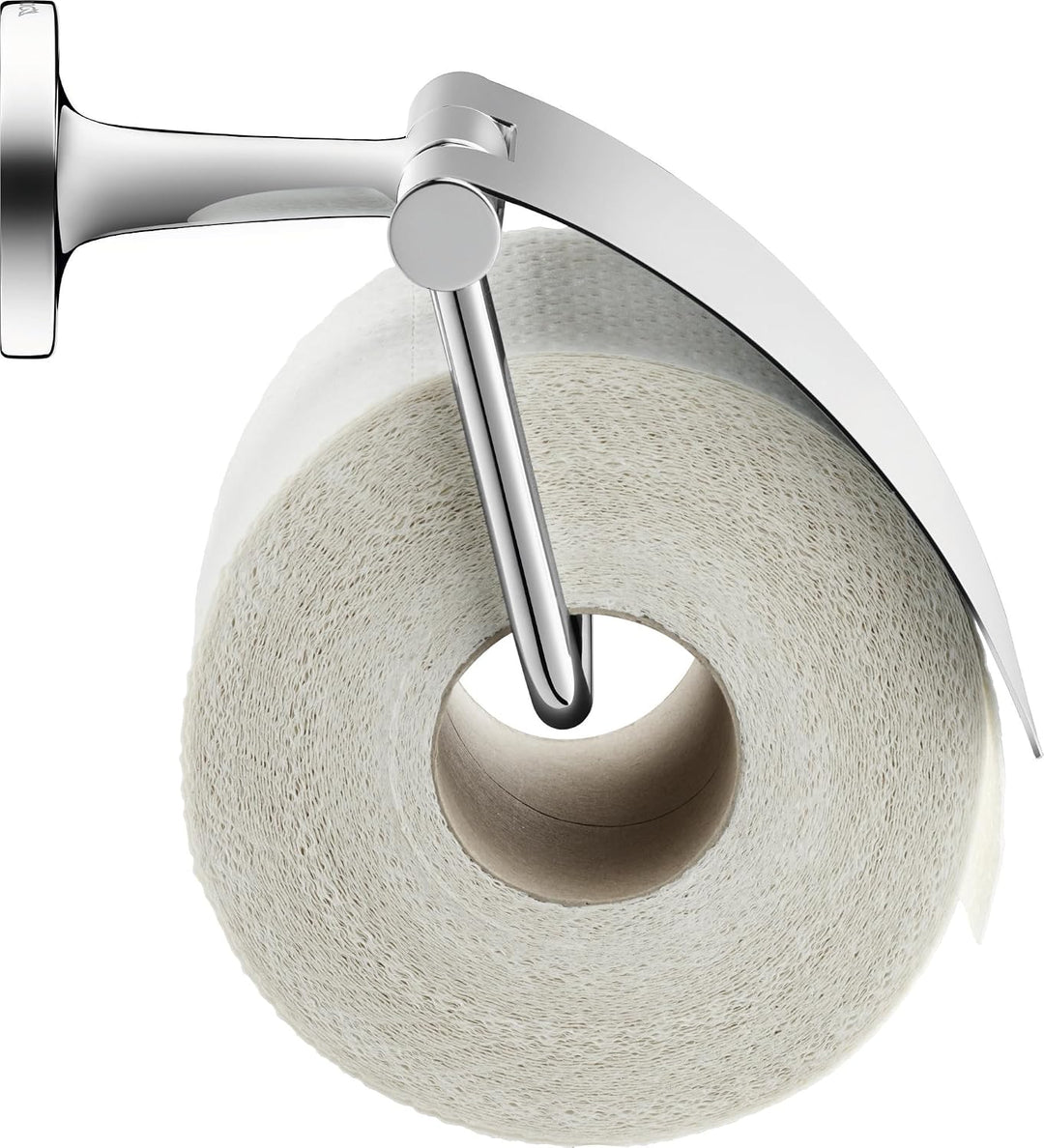 Duravit Papierrollenhalter Starck T, für 1 Rolle, Wandmontage, Chrom mit Deckel für 1 Rolle