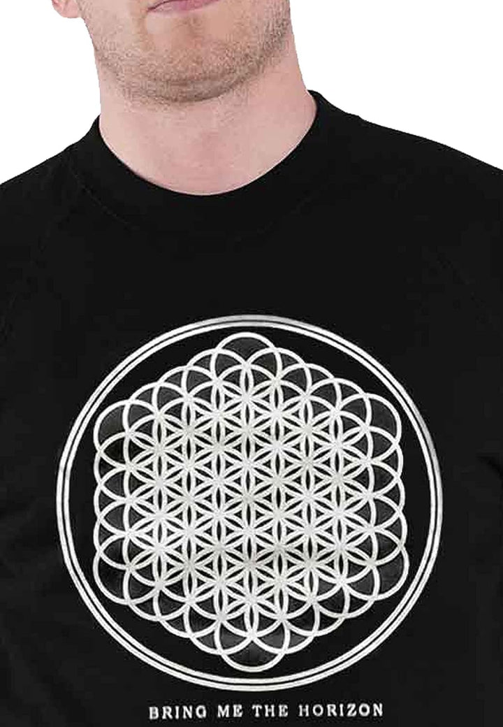 Bring Me The Horizon Sweatshirt Sempiternal Band Logo Nue offiziell Herren, S Schwarz