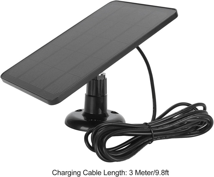 Solarpanel für Türklingelkamera, 10 W Solarpanel Ladegerät für Nest Doorbell 2K Kamera, Video Türkli