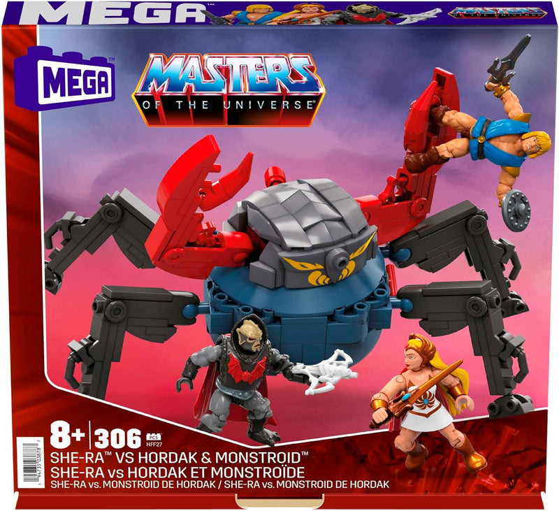 MEGA HFF27 - Mega Construx Masters of the Universe She-Ra vs Hordak & Monstroid Angriff Fahrzeug Bau