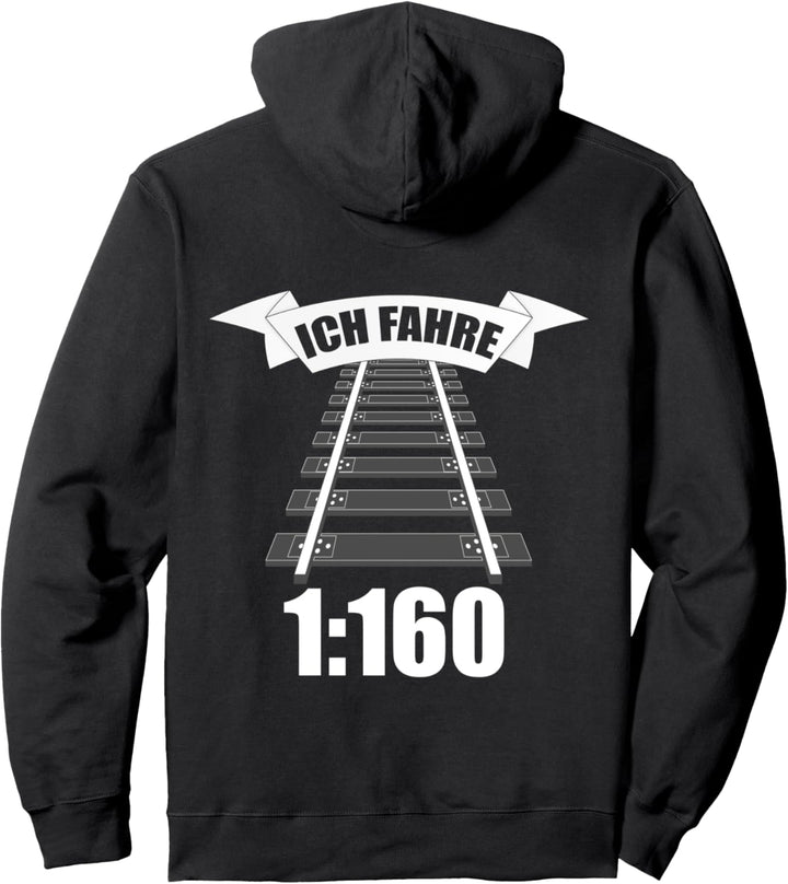 Spur N 1:160 Spurweite Massstab Modelleisenbahn Lokomotive Pullover Hoodie