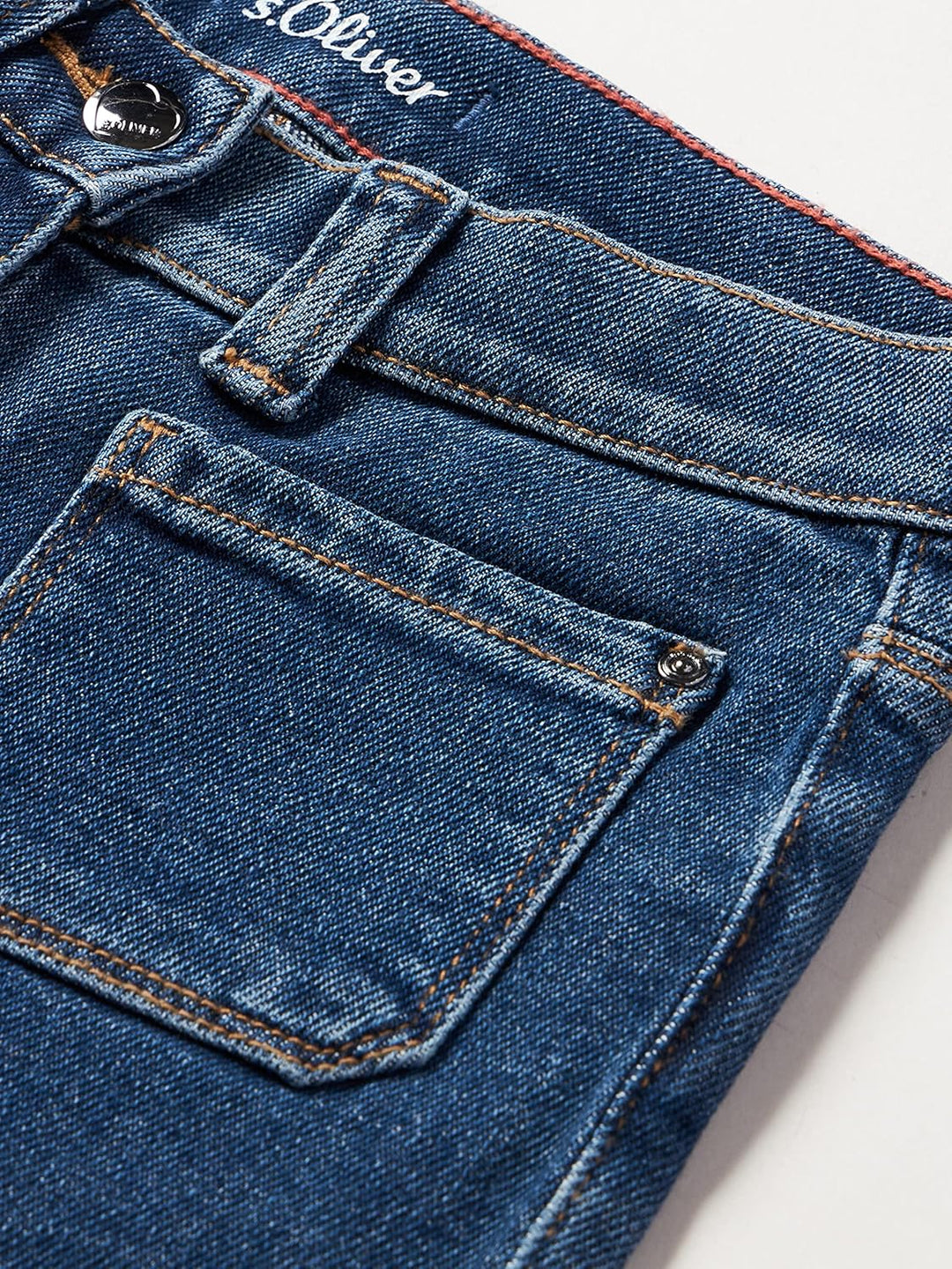 s.Oliver Mädchen Jeans, Wide Leg Jeans, Wide Leg 110 Blue Denim, 110 Blue Denim