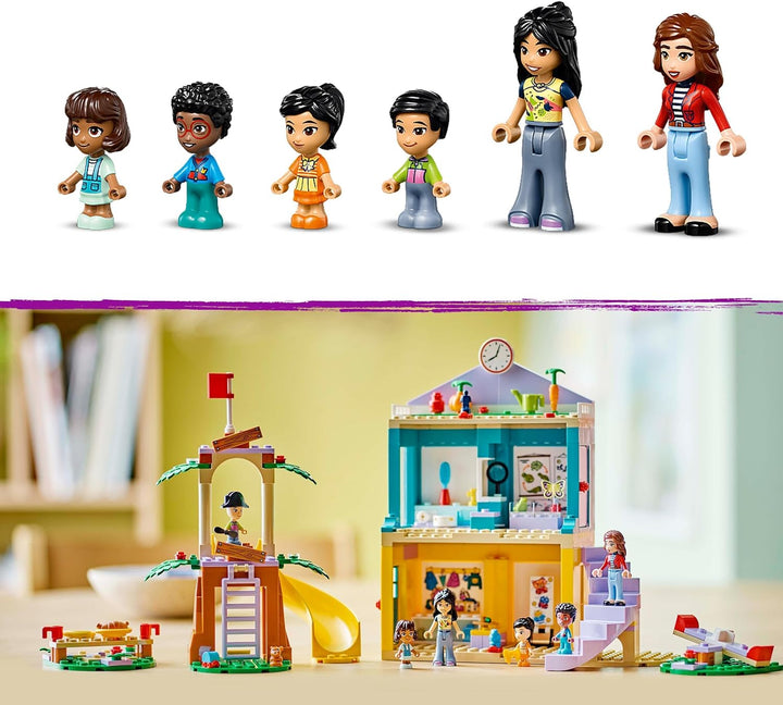 LEGO Friends Heartlake City Kindergarten, Spielset für Mädchen und Jungen ab 4 Jahren, kreative Roll
