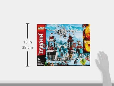 Lego 70678 NINJAGO Festung im ewigen EIS, Set mit Eisdrachen-Spielzeug, Meister des Spinjitzu Spiels