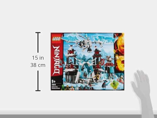 Lego 70678 NINJAGO Festung im ewigen EIS, Set mit Eisdrachen-Spielzeug, Meister des Spinjitzu Spiels