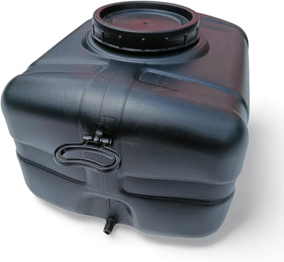 Varile Nutzwassertank inkl.1/2 Zoll Anschluss, Schraubdeckel für Camping und Keller Schwarz 85 L, 85