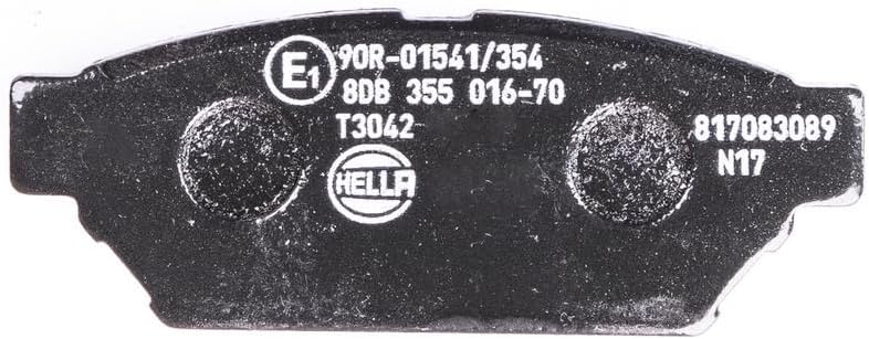 HELLA PAGID 8DB 355 016-701 Bremsbelagsatz - T3042 - Dicke/Stärke: 14.5mm - Bremssystem: Akebono - m