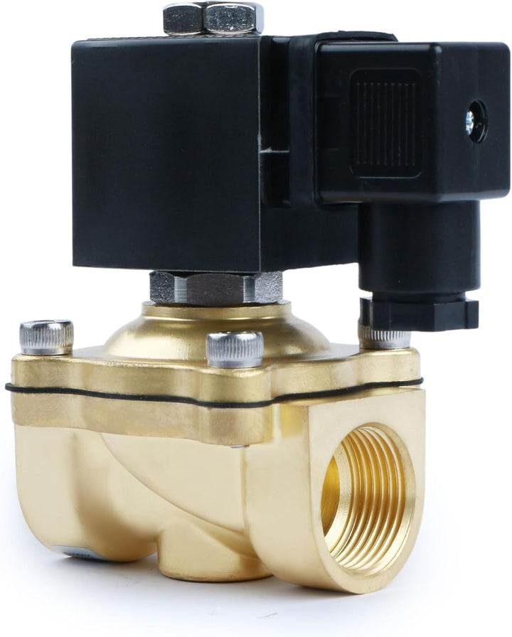 U.S. Solid Solenoid Valve Magnetventil Messing G 3/4" 230V AC Normal geschlossen NC 0-10 bar, elektr