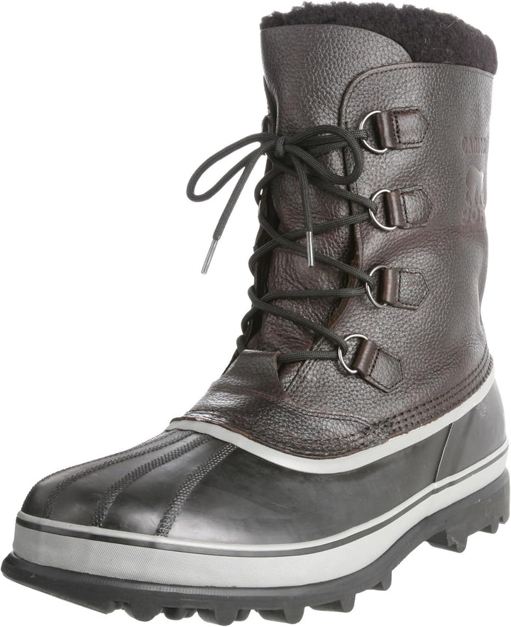 Sorel Herren Caribou Wasserdichte Winterstiefel 42.5 EU Black Dark Stone, 42.5 EU Black Dark Stone