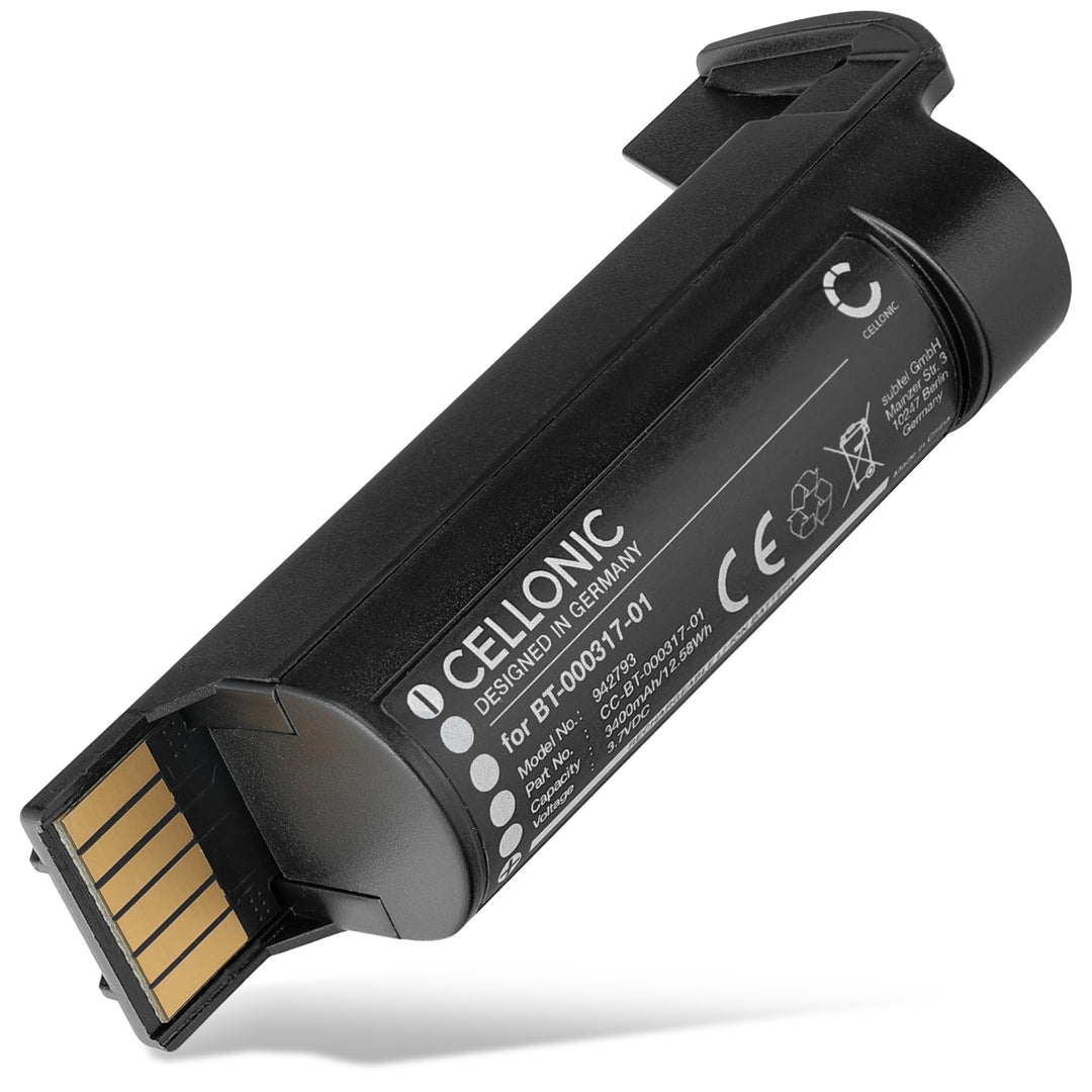 CELLONIC, Barcode-Scanner Akku kompatibel mit Zebra TC21, DS2278, DS22 (3400mAh, 3.7V)