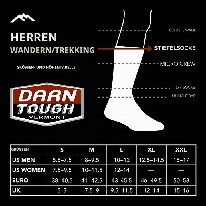 Darn Tough Herren Socken, XL denim