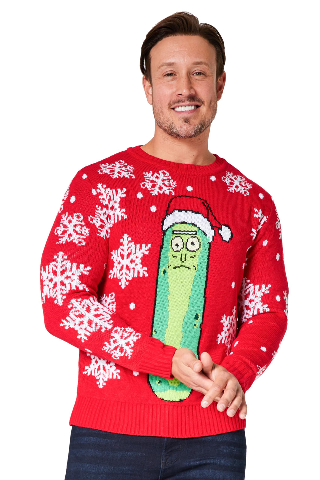 RICK AND MORTY Weihnachtspullover Herren - Christmas Pullover in M-2XL, Festlicher Christmas Sweater