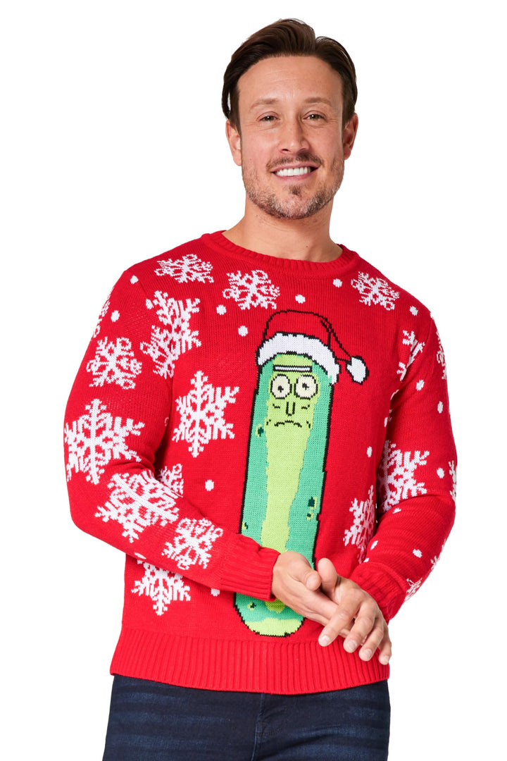 RICK AND MORTY Weihnachtspullover Herren - Christmas Pullover in M-2XL, Festlicher Christmas Sweater