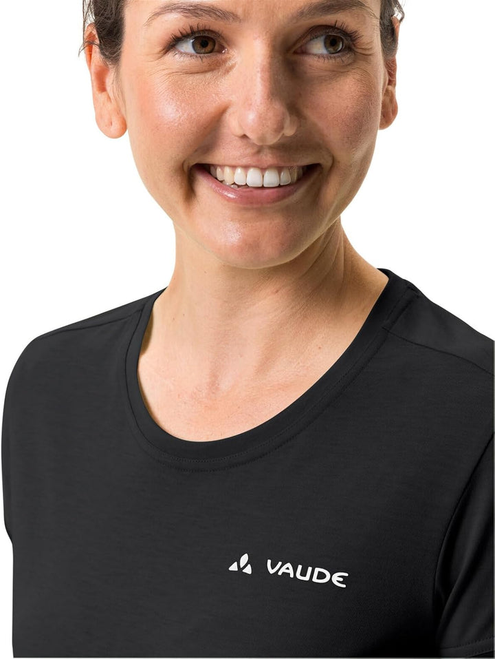 VAUDE Women's Sveit Shirt - T-Shirt Damen Black/Black 36, Black/Black 36