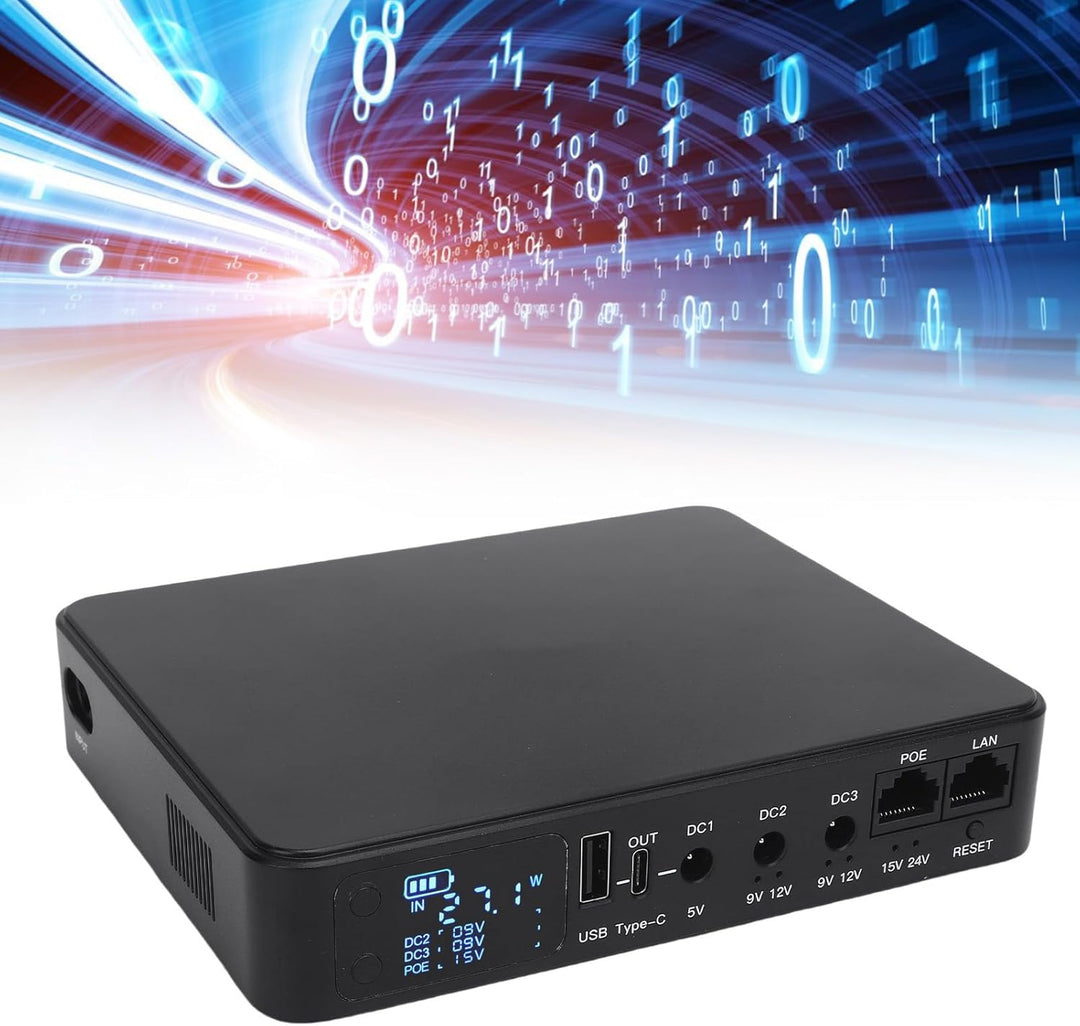 UPS -Stromversorgung, Keine Unterbrochene Stromversorgung 18000mah für Haushaltsgeräte Sicherheitska