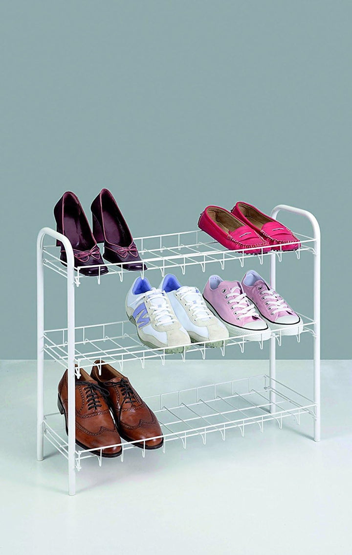 Metaltex Schuhregal, Weiss
