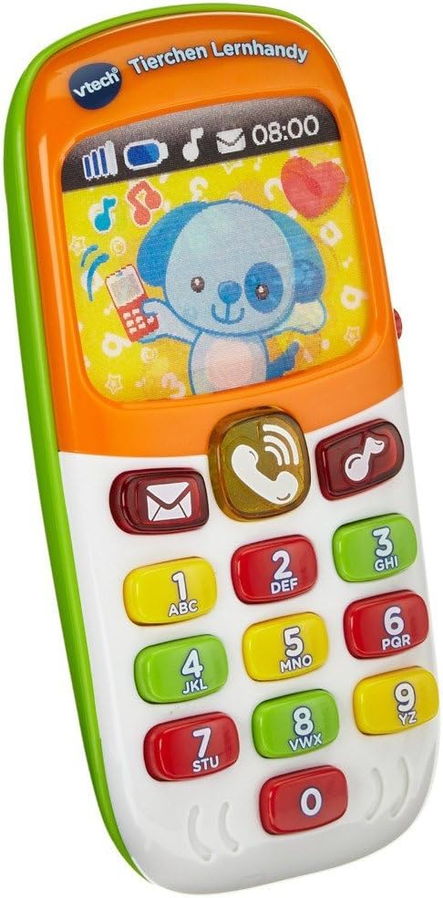 VTech Tierchen Lernhandy – Lerntelefon für Kinder 9-36 Monate