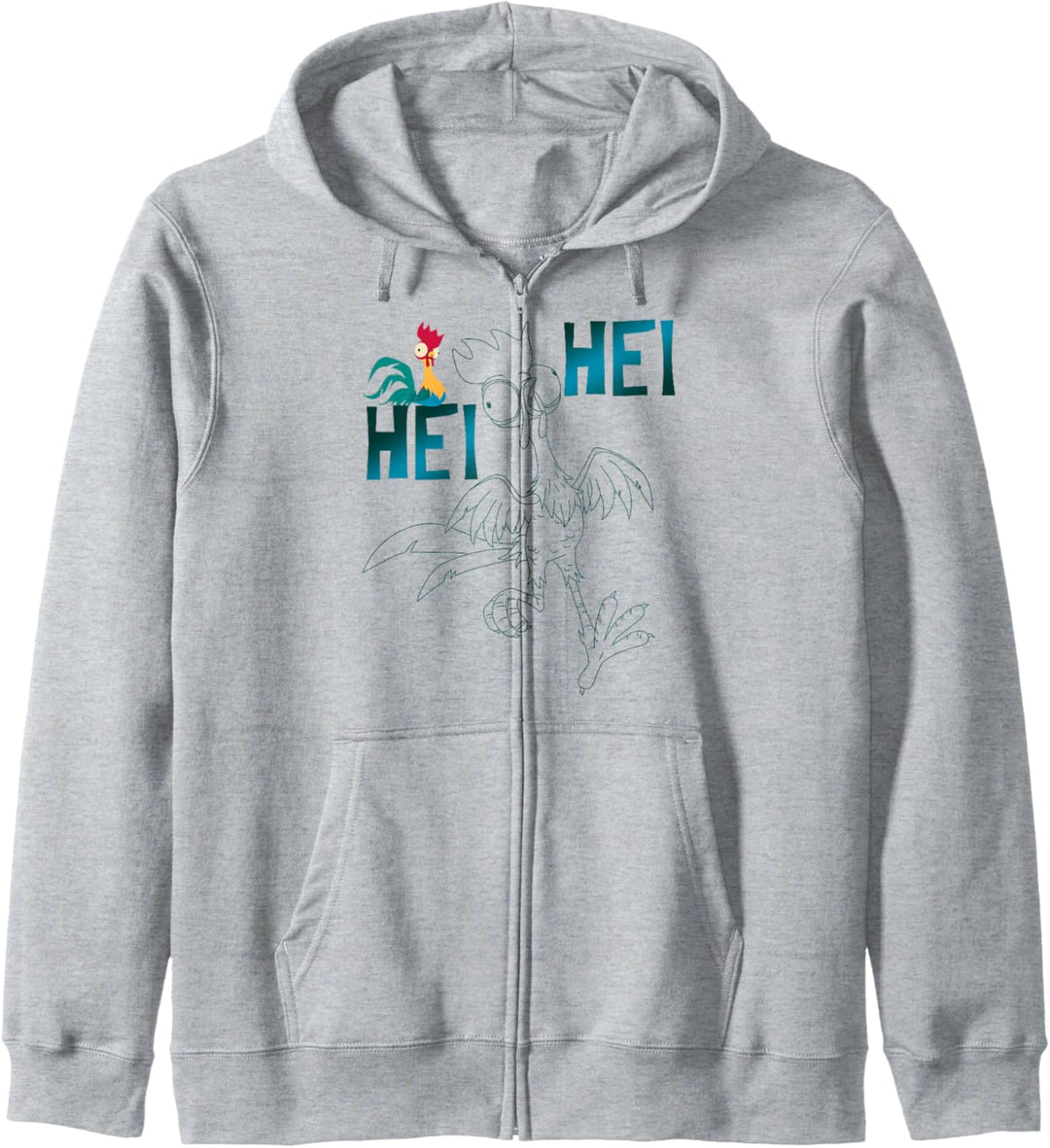 Disney Moana Hei Hei Outline Kapuzenjacke
