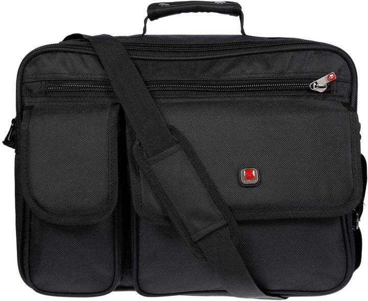 Christian Wippermann XXL Umhängetasche Flugbegleiter Tasche Messenger Arbeitstasche Laptoptasche