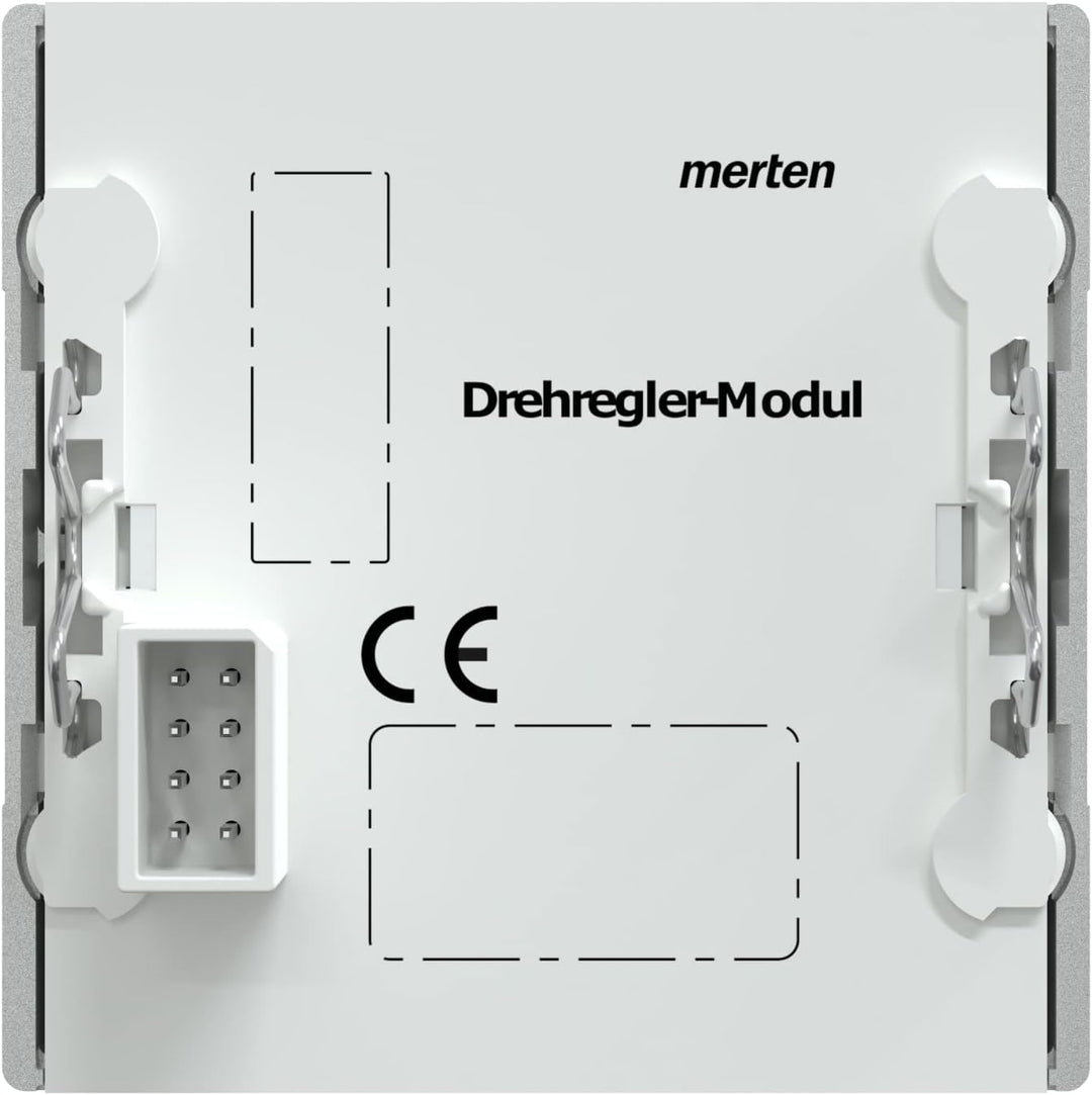 Schneider Electric Merten MEG5252-0460 Drehregler-Modul, Aluminium,Steuerung für dimmbare Lampen, Tr