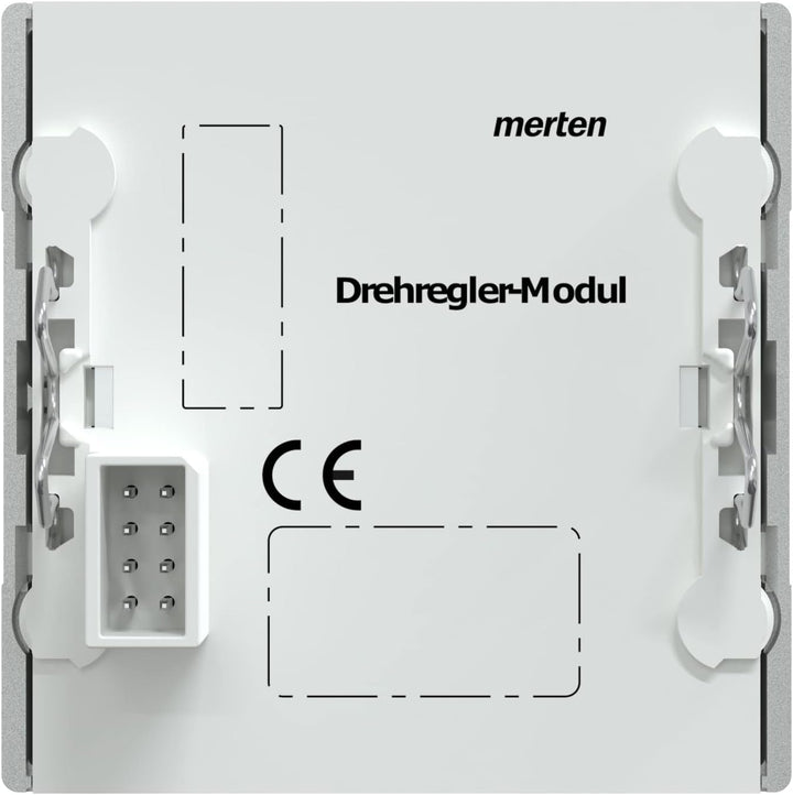 Schneider Electric Merten MEG5252-0460 Drehregler-Modul, Aluminium,Steuerung für dimmbare Lampen, Tr