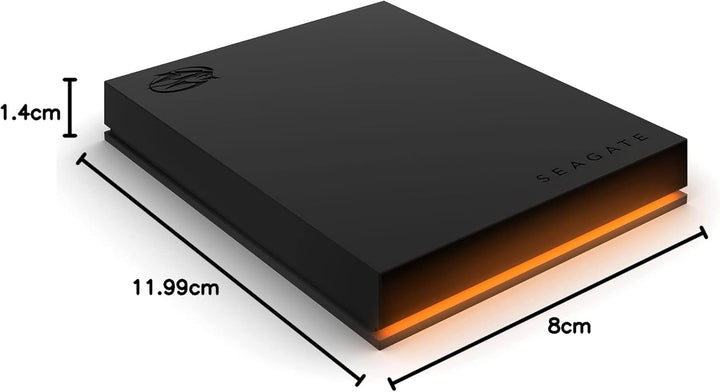 Seagate FireCuda Gaming HDD 1TB, tragbare externe Festplatte, PC Gaming, USB 3/2, inkl. 3 Jahre Resc