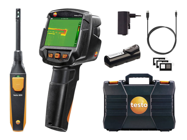 testo 871s Baudiagnose-Set - Smartes Schimmel-Set