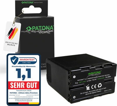 PATONA Premium - Ersatz für Akku Sony BP-U60 - LG Cells Inside - (5200mAh) kompatibel mit Ladegerät