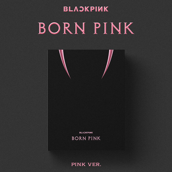 BLACKPINK - [BORN PINK] (PINK Ver.) CD + Photobook + Envelope + Lyrics Paper + Large Photocard + Pos