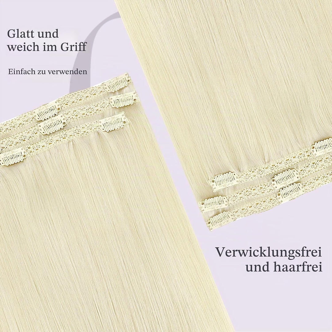 Fshine Clip In Hair Extensions Blonde Real Ehthaar Clip In Extensions Platin Blonde Full Head Blonde