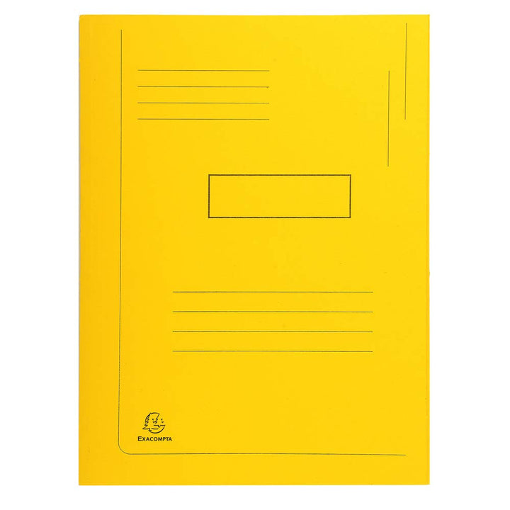 Exacompta 445009E Packung mit 50 Aktenmappen Forever, 2 Klappen (aus recyceltem Karton 280g/qm, umwe